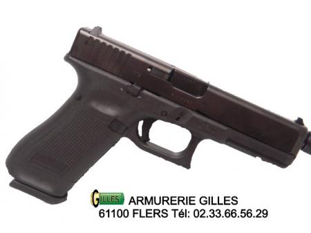 Pistolet semi automatique GLOCK 17 GEN 5 Fileté Cal 9x19 mm