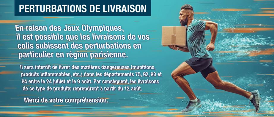 Perturbation possible des livraisons en région parisienne pendant les Jeux Olympiques