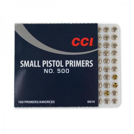 100 amorces CCI small pistol boxer