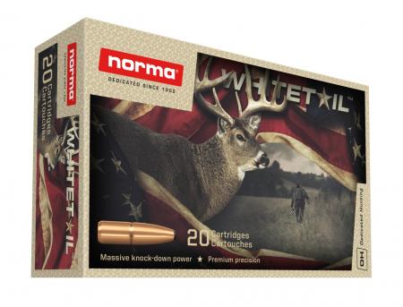 CARTOUCHES NORMA 8X57JRS 12.7G/196GR WHITETAIL BTE 20