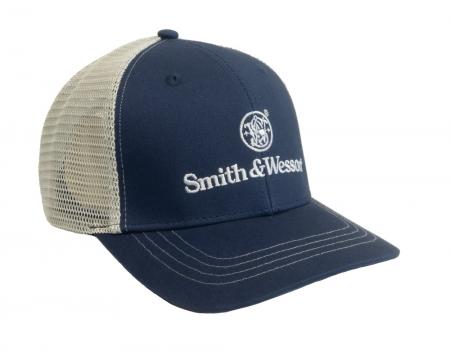 CASQUETTE S&W BITON BLEU/GRIS