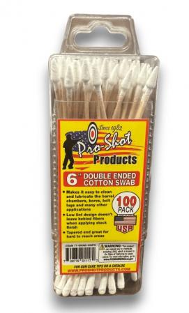 Sachet de 100 cotons tiges PRO-SHOT 6"