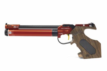 Pistolet MORINI CM 200EI TICINO Rouge Cal. 4.5