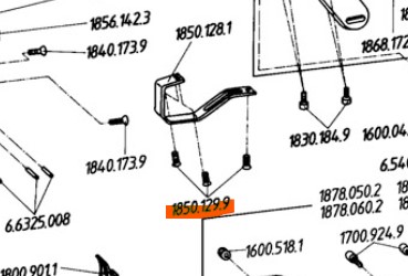 Vis tête ovale M3x6 FEINWERKBAU