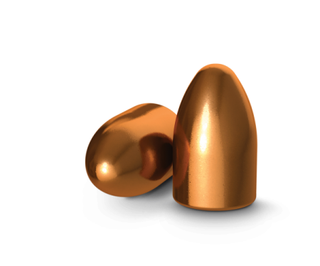 500 ogives 9mm (.356) H&N 125 gr / 8,10 g cuivrées TMJ RN