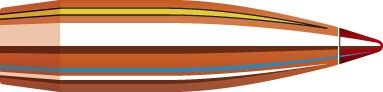 100 ogives Hornady ELD-MAtch calibre 30 (.308) 168 gr / 10,88 g Soft Point Boat Tail #30506