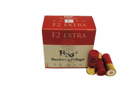 Boite De 25 Cartouches B&P Cal. 12/70 F2 EXTRA 36 Gr